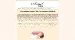 Desktop Screenshot of angelbabiesinfo.com