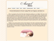 Tablet Screenshot of angelbabiesinfo.com